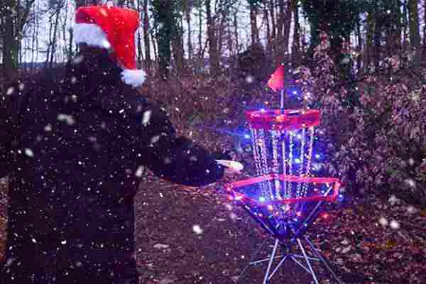 Weihnachtsdiscgolf in München, Weihnachtsfeier München, Weihnachtsevent, Betriebsfeier