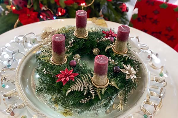 Adventskranz gestalten, Weihnachtsfeier, Firmenfeier, Emmerich Events