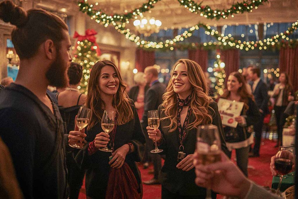 Firmen-Weihnachtsfeier, Weihnachtsevent, Weihnachtsfeier