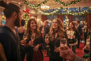 Firmen-Weihnachtsfeier, Weihnachtsevent, Weihnachtsfeier