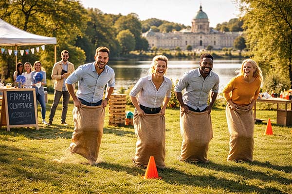 Firmen Olympiade in Potsdam, Fun Olympiade Potsdam, Teamevent Potsdam, Teamgeist in Potsdam, Teambuilding Events Potsdam, Firmenfeier Potsdam