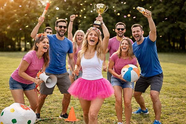 Fun Olympiade Junggesellenabschied, JGA, Junggesellinnenabschied, JGA