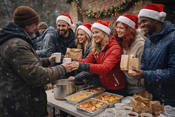 Soziale Weihnachtsfeier, Weihnachtsfeier
