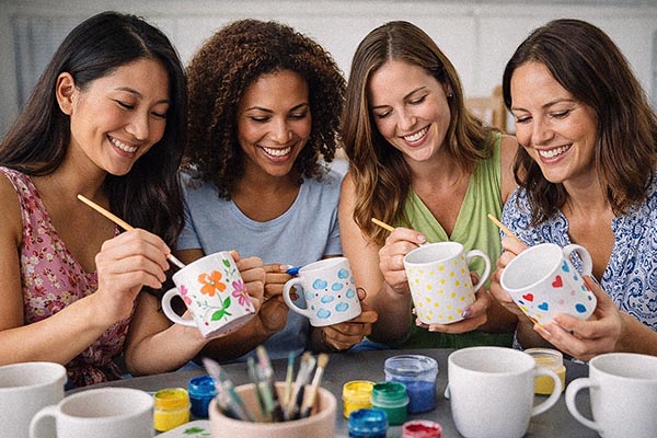 Tasse gestalten, Junggesellenabschied, Junggesellinnenabschied