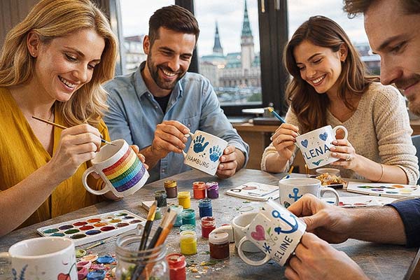 Tasse gestalten Hamburg, Teamevent in Hamburg, Teambuikding Event Hamburg