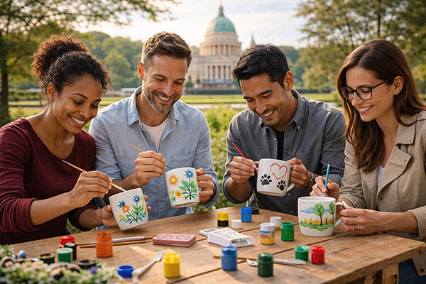 Tasse gestalten Potsdam, Firmenevent Potsdam, Teambuilding Potsdam, Firmenfeier Potsdam,Firmenevents in Potsdam