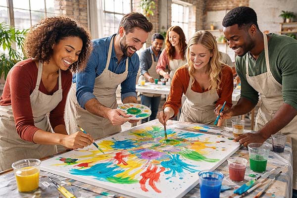 Teampainting, Teampainting, Firmenevent