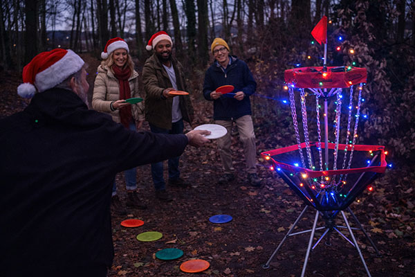Weihnachtsdiscgolf Potsdam, Weihnachtsfeier in Potsdam, Weihnachtsevent, Betriebsfeier, Betriebsausflug in Potsdam, Emmerich Events