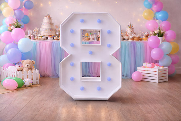 XXL Zahl 8 mieten, XXL 8, Geburtstagsdeko, Leuchtende XL Zahlen mieten, Leuchtbuchstaben, Leuchtende XXL Symbole mieten, rund um Ihre Hochzeit