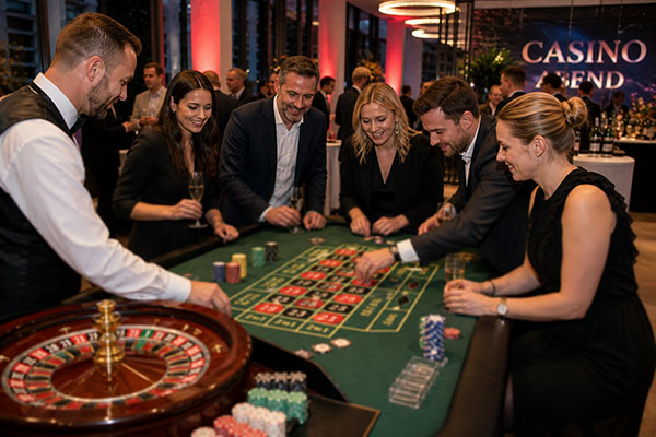 Casino Abend, Casino Event, Teamevent, Kick Off Event