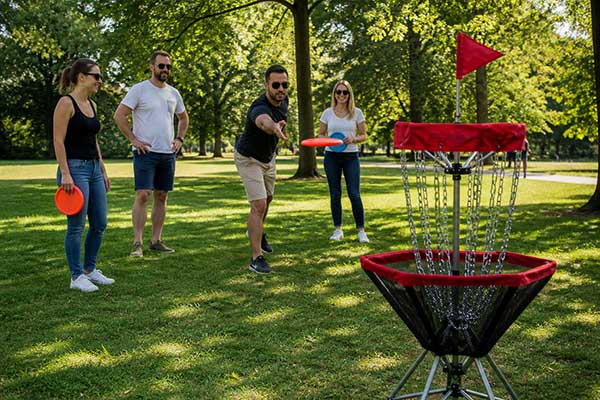 Disc-Golf, Discgolf, Teambulding, Firmenevent, Firmenfeier, Betriesausflug