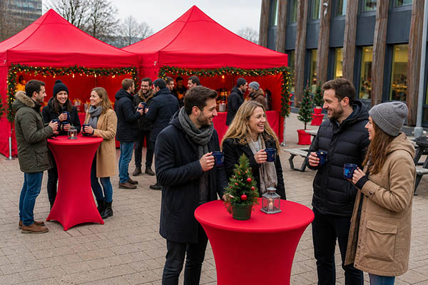 Firmen-Weihnachtsmarkt mobil, Weihnachtsmarkt für die Firmen, Firmen-Weihnachtsfeier, Weihnachtsfeier, Teamevent, Teambuilding Event, Firmenevent