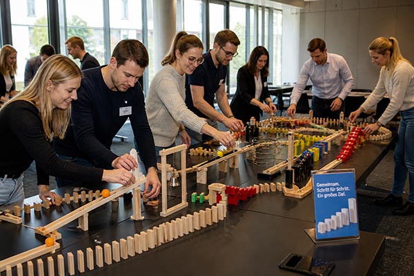 Impulskette Dortmund, Teambulding Events, Kettenreaktion, Teamevent, Firmenfeiern, Emmerich Events