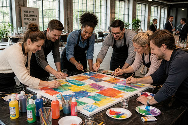 Team Kunstwerk Essen, Teambuilding Essen, Teambuilding Events in Essen, Firmenfeier in Essen