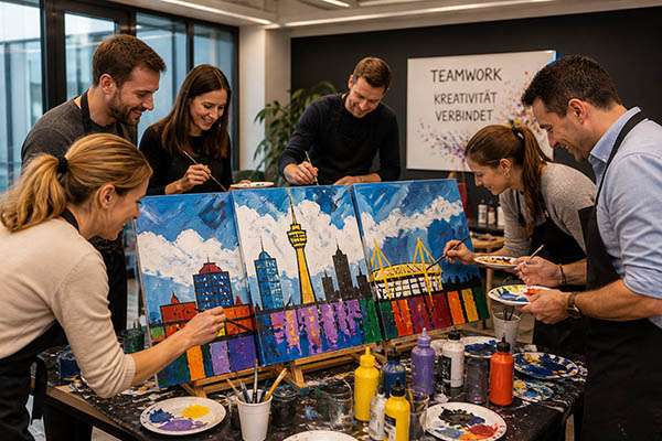 Teampainting, Firmenevent, Team-Event