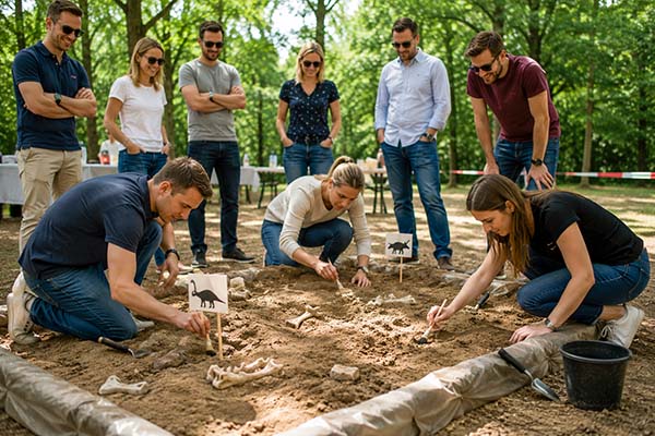 Dino Ausgrabung, Teambuilding Bremen, Teambuilding Events in Bremen