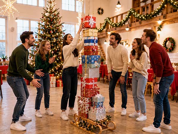 Weihnachtsolympics Bremen, Weihnachtsfeier Bremen, Fun Olympiade in Bremen, Teambuilding Events Bremen, Firmenfeier Bremen, Firmenevents Bremen