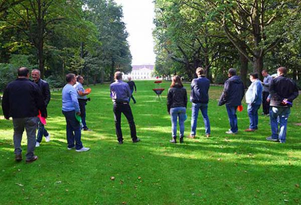 DIscgolf in Leipzig, Discgolf Leipzig, Teamevent in Leipzig, Teambuilding Events in Leipzig, Firmenfeier Leipzig, Emmerich Events in Leipzig, Weihnachtsfier in Leipzig, Emmerich Events Leipzig