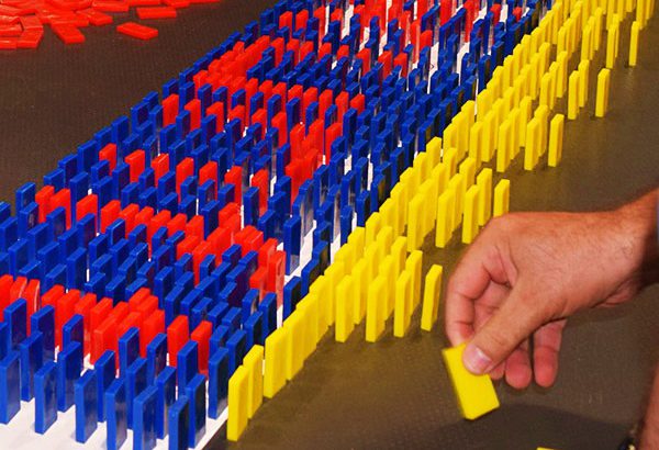 Weihnachtsdomino - die Weihnachtsfeier in Leipzig, Weihnchtsfeier in Leipzig, Weihnachtsfeier, Emmerich Events, Teamuilding in Leipzig, Weihnachtsevents in Leipzig, Firmenevents in Leipzig, Events Leipzig
